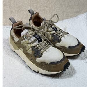 Flower Mountain Women 8.5 Cream Yamano 3 Sneakers Outdoor Athleisure Trail Shoes